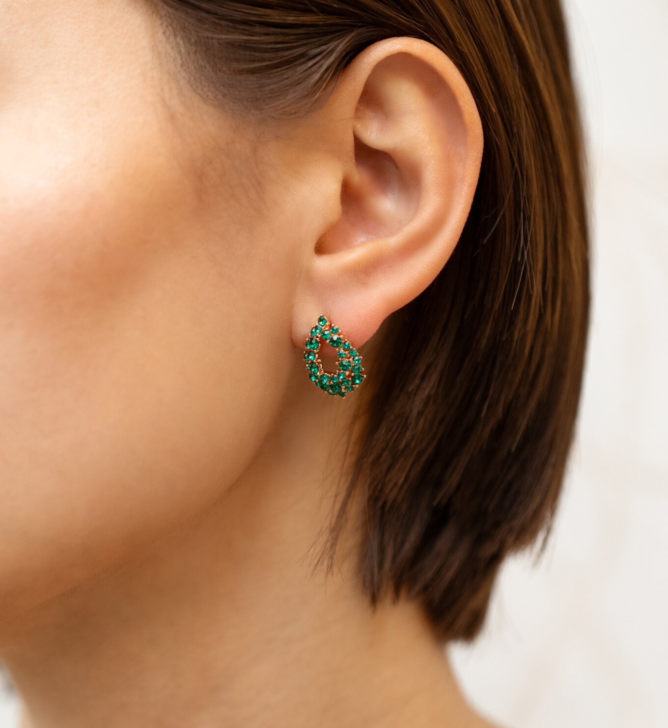 Alysse Clip On Earrings in Rose main image 1