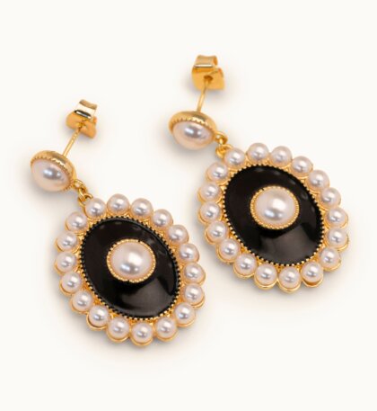 Anais earrings - Noir